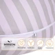 Подушка для беременных и кормления MirSon №5019 Color Line 17-0600 Stripe White Gray 30х170 см (2200010969795) - изображение 2