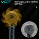 Фен для волос VGR V-439 1600W Черный, фен для укладки - сушилка для волос (фен для волосся), складная ручка - изображение 6