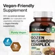 Добавка преміум-класу для імунітету мозку Bio Krauter Dozen Mushroom Complex 100 капсул - зображення 5