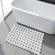 Коврик противоскользящий Protection Bath Mat "Bubble" 38 х 68 см (WW00588) Белый - изображение 2