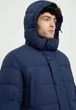 Удлиненный мужской пуховик Finn Flare FAD21057-101 синий 2XL - изображение 6
