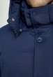Удлиненный мужской пуховик Finn Flare FAD21057-101 синий 2XL - изображение 7