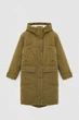 Длинная зимняя женская парка Finn Flare FWB51055-918 Down fill зеленая 2XL - изображение 7