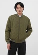 Стьобаний чоловічий бомбер Finn Flare FBC21017-907 хакі XL - зображення 1