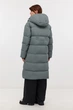 Длинный женский пуховик Baon B0224501-524 зеленый M - изображение 3