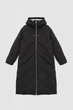 Довга зимова жіноча стьобана куртка Finn Flare FWB51052-200 Down fill чорна 2XL - зображення 8