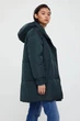 Подовжений жіночий пуховик oversize Finn Flare W20-12005-524 зелений 3XL - зображення 3