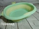 Складной Таз (миска) пластиковый, 4 л Зеленый, (O1-02514.green) - изображение 2