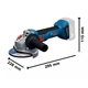 Шліфмашина кутова акумуляторна Bosch Professional GWS 18V-8 125мм 18В 2x4А·рік 0-11000об/хв 1.7кг кейс ЗП GAL 18V-40 - зображення 4