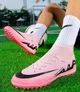 Футбольні сороконіжки Tezaz Soft Ground 41 рожевий (2118) - зображення 7