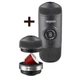 Портативна еспресо-кавоварка Wacaco Nanopresso+ з адаптером для капсули чорна - зображення 1