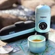 Портативная эспрессо-кофеварка Wacaco Nanopresso голубая с чехлом - изображение 4