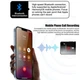 Міні диктофон Benjie C9-M2 Bluetooth 64GB цифровий MP3 плеєр з динаміком металевий - зображення 10