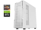 Игровой ПК DarkFlash DK431 White Color Tower / AMD Ryzen 5 5600 (6 (12) ядер по 3.5 - 4.4 GHz) / 32 GB DDR4 / 1000 GB SSD M.2 / nVidia GeForce RTX 3080, 10 GDDR6X, 320-bit / 850W б/у - изображение 1