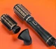 Фен-щетка с эффектом салонной укладки и сушки волос VGR GlamStyler 1000W Black-Gold (694) - изображение 2