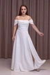 Длинное белое платье FirstWoman M белый 43406371 - изображение 5