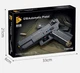 Конструктор Оружие Glock 18 Автоматический Пистолет 336 Деталей - изображение 8