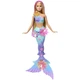 Кукла-русалка Barbie Fantastic fashion Цветочная магия Барби Блондинка JDM72 - изображение 1