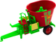 Zestaw zabawek LEAN Toys Traktor rolniczy z przyczepą wywrotką i wozem paszowym 24791 (5905991058410) - obraz 6