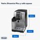 Кавомашина DELONGHI Dinamica Plus ECAM380.85.SB + в подарунок кава в зернах Mi Familia De Lux Blend Gusto Forte 1 кг - зображення 8