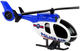 Zestaw zabawek LEAN Toys ze światłami i dźwiękami Helikopter + Auto policyjne Niebieski 12963 (5905323211391) - obraz 4