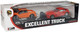Zestaw zabawek LEAN Toys Monster truck Pomarańczowy + BMW laweta Czerwony 5099 (5907625589482) - obraz 1