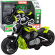 Іграшка LEAN Toys Іграшковий мотоцикл на батарейках з приводом, світлом і звуками Зелений 24210 (5905991053569) - зображення 2