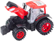 Zabawka LEAN Toys Duży traktor rolniczy z przyczepą i balami siana z napędem Czerwony 18627 (5905991018001) - obraz 3