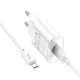 Сетевое зарядное устройство Hoco C109A White 10.5 Вт 2.1 A 1 x USB A с кабелем USB A microUSB - изображение 3