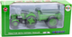 Zabawka LEAN Toys Taktor rolniczy z przyczepą metalowy 1:18 Zielony 24733 (5905991057833) - obraz 1
