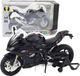 Zabawka LEAN Toys Motocykl S1000 sportowy metalowy ze światłami i dźwiękami 1:12 Czarny 22626 (5905991049753) - obraz 2
