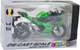 Zabawka LEAN Toys Motocykl sportowy metalowy ze światłami i dźwiękami 1:12 Zielony 22619 (5905991049685) - obraz 1