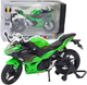 Zabawka LEAN Toys Motocykl sportowy metalowy ze światłami i dźwiękami 1:12 Zielony 22619 (5905991049685) - obraz 2