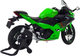 Zabawka LEAN Toys Motocykl sportowy metalowy ze światłami i dźwiękami 1:12 Zielony 22619 (5905991049685) - obraz 4