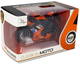 Zabawka LEAN Toys Motocykl z napędem frykcyjnym i dźwiękiem 1:14 Pomarańczowy 5960 (5908275997108) - obraz 1