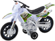 Іграшка LEAN Toys Мотоцикл для кросу з приводом світлом і звуками Білий 24215 (5905991053613) - зображення 4