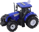 Zabawka LEAN Toys Traktor farmerski rolniczy ze światłami i dźwiękami 1:36 Niebieski 24711 (5905991057611) - obraz 3