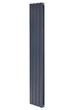 Дизайнерский вертикальный радиатор отопления ARTTIDESIGN Livorno II 4/1800/272/50 серый матовый LV II.4.180.27.5.G - изображение 1