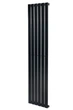 Дизайнерский вертикальный радиатор отопления ARTTIDESIGN Livorno 6/1400/408 черный матовый LV.6.140.40.B - изображение 5