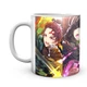 Кружка Demon Slayer Клинок, рассекающий демонов Танджиро Незуко Зеницу и Иноске SL 02.448 - изображение 6