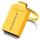 USB металлическая флешка для компьютера, ноутбука MICRODRIVE 128ГБ USB 2.0 Золотой - изображение 1