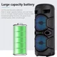 Беспроводная колонка с RGB-подсветкой и микрофоном Sing-e ZQS2806 2×10W, 3000mAh Черный 57793 - изображение 8