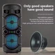 Беспроводная колонка с RGB-подсветкой и микрофоном Sing-e ZQS2806 2×10W, 3000mAh Черный 57793 - изображение 9