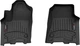 Коврики Weathertech Black для Dodge Ram (mkV) 2025→ (Quad/Crew Cab)(2 коврика)(1 ряд) (WT 4418771) - изображение 1