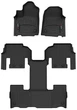 Коврики Weathertech Black для Jeep Wagoneer (WS) 2021→ (2 ряд - 2 места)(1-2-3 ряд) 2021→ (WT 4417041-4417044) - изображение 1