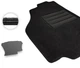 Текстильные коврики Pro-Eco Black для Alfa Romeo 156 (mkI)(седан)(багажник) 1997-2007 (PE 4000662) - изображение 1