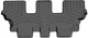 Коврики Weathertech Black для Genesis GV80 (mkI) 2020→ (3 ряд) (WT 4416213) - изображение 1