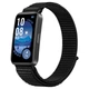 Нейлоновий ремінець для Huawei Band 8 / 9 з липучкою, Black - зображення 1