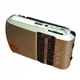 Радиоприёмник аккумуляторный FM USB MicroSD Golon ICF-8BT Bluetooth Золотой - изображение 3