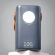 Потужний повербанк 60000mAh 100W Remax RPP-100 Gutitan 2xType-C/3xUSB з ліхтарем темно-синій - зображення 4